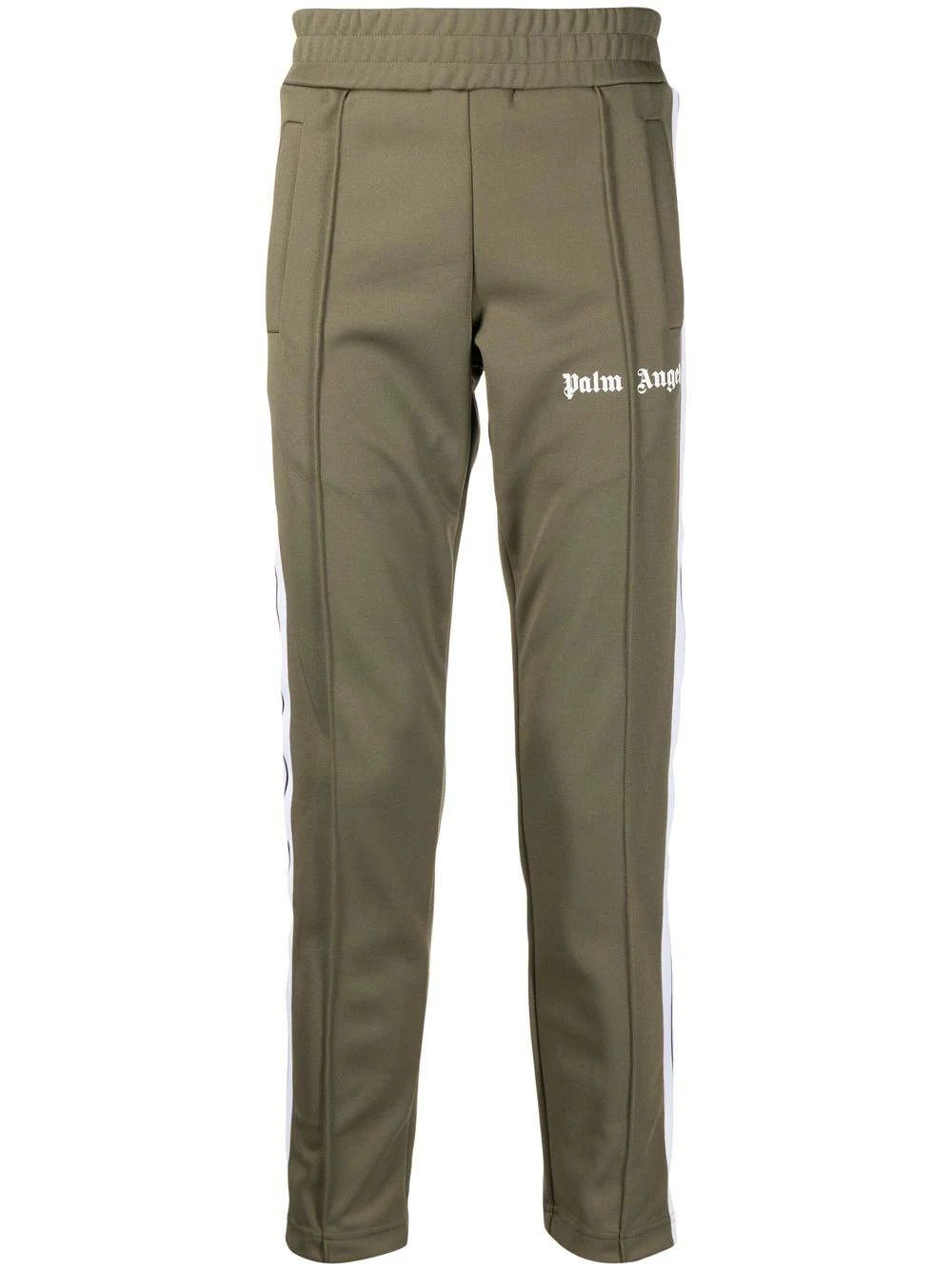 tapered raised seam track trousers - 1