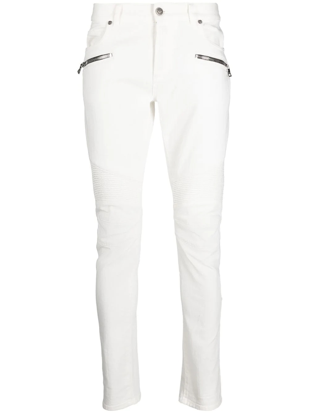 mid-rise skinny jeans - 1