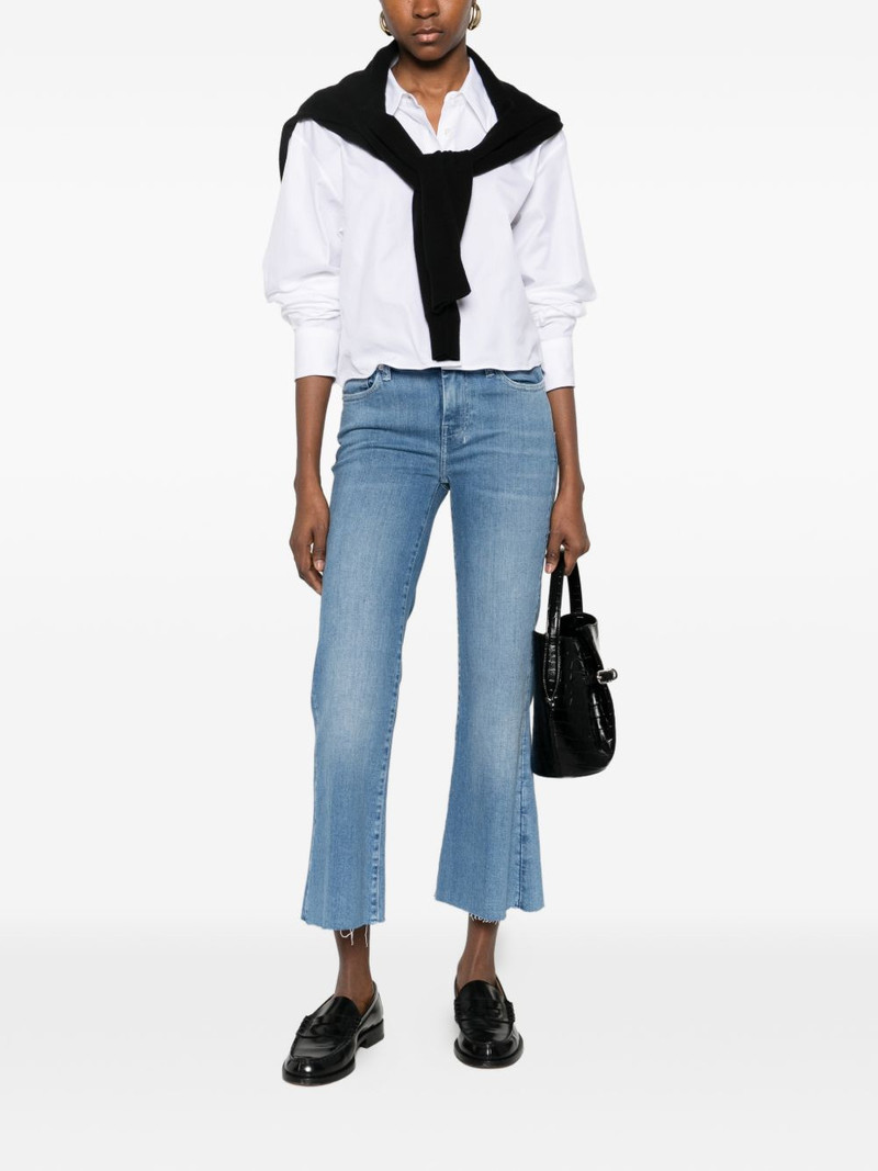 7 For All Mankind cropped flared jeans outlook