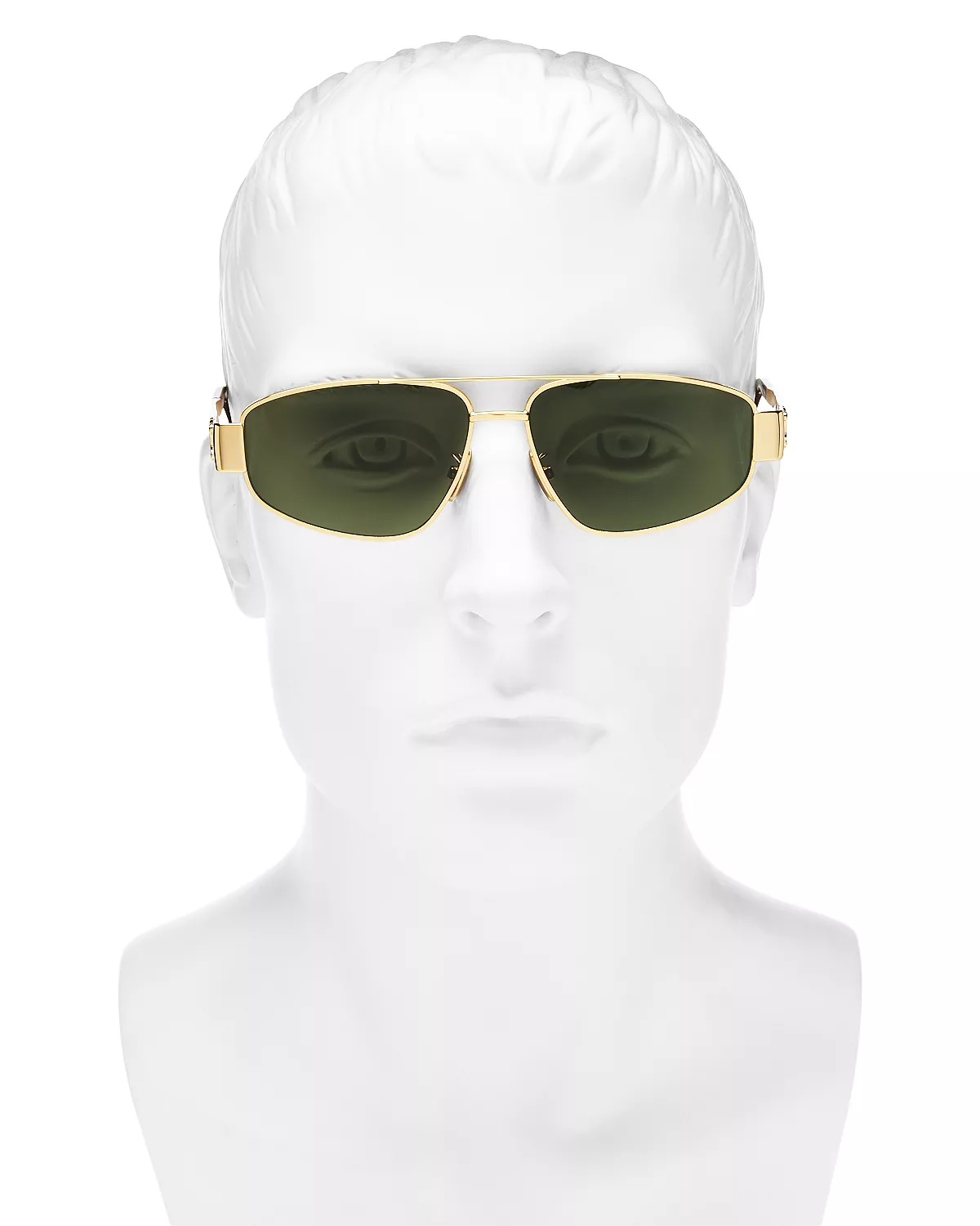 Metal Triomphe Pilot Sunglasses, 57mm - 2