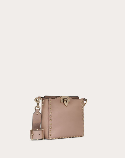 Valentino Mini Rockstud Grainy Calfskin Hobo Bag outlook