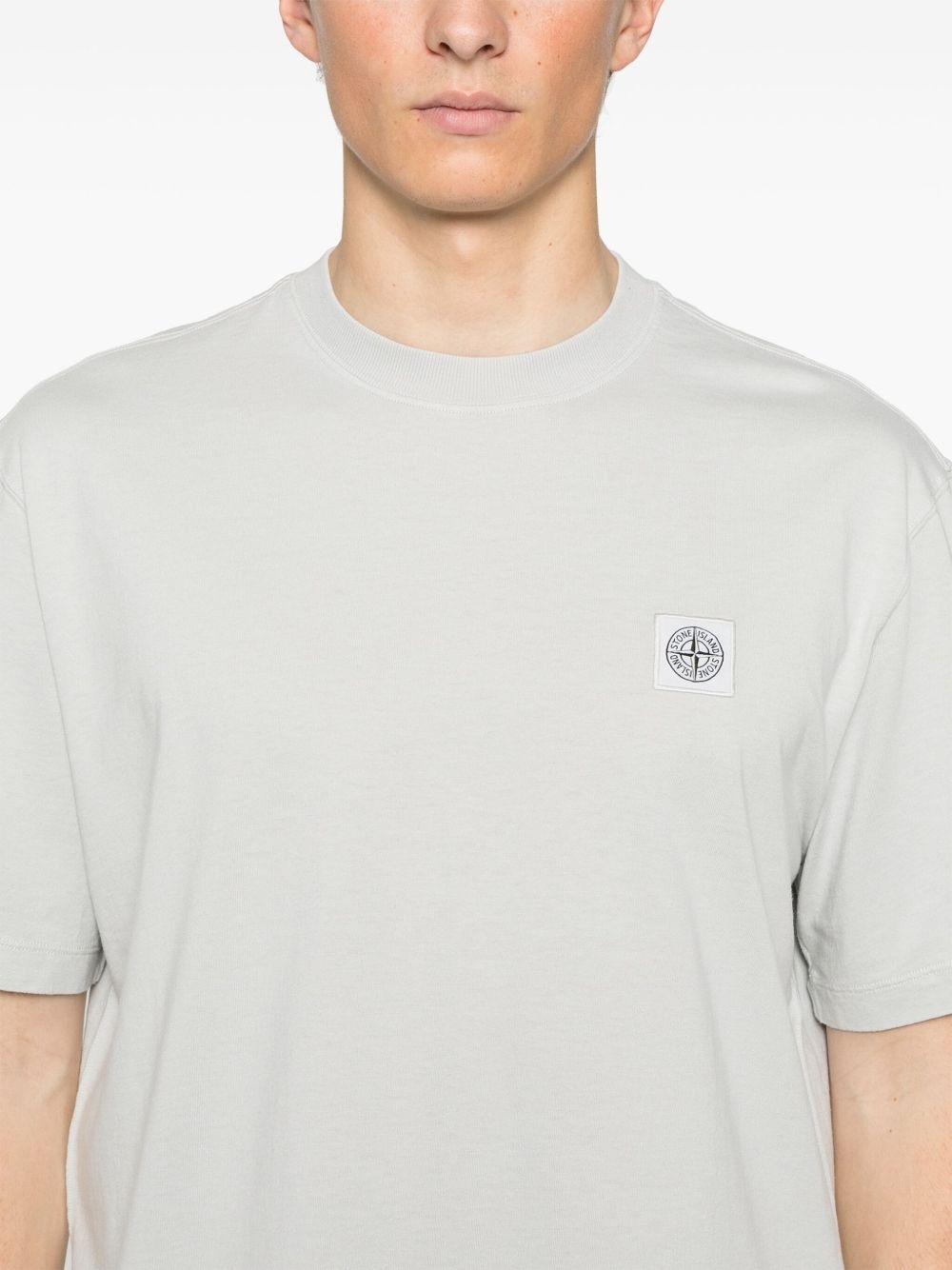 jersey-texture T-shirt - 4