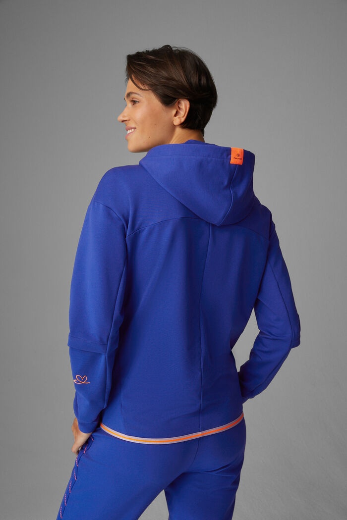 Enia Sweatshirt jacket in Royal blue - 3