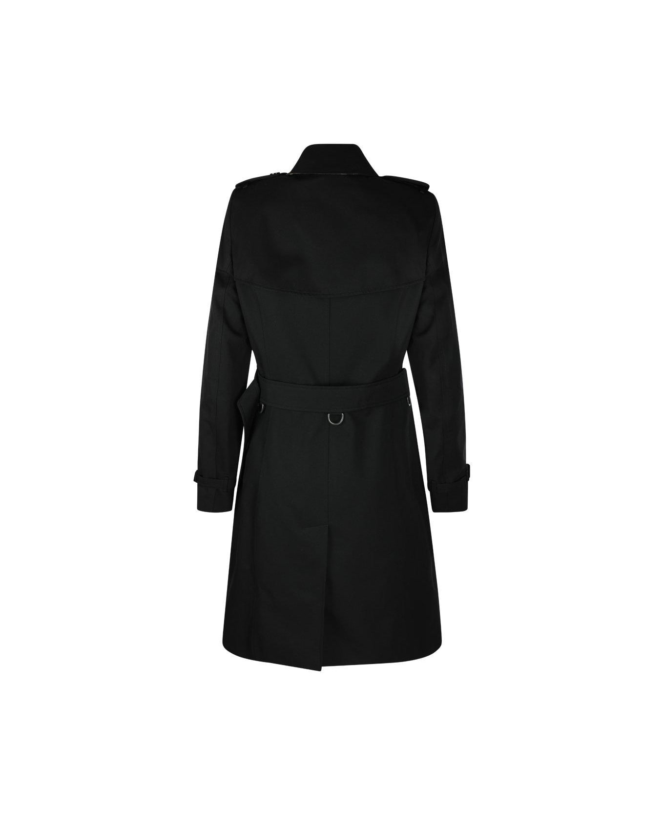 Double Breasted Belted Trench Coat - 2