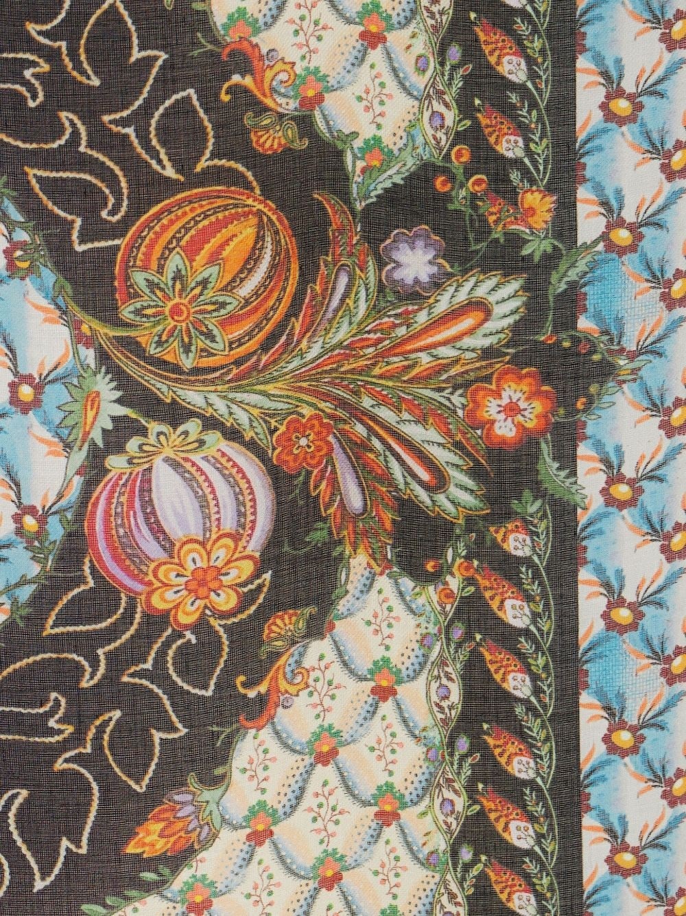 abstract-print scarf - 2