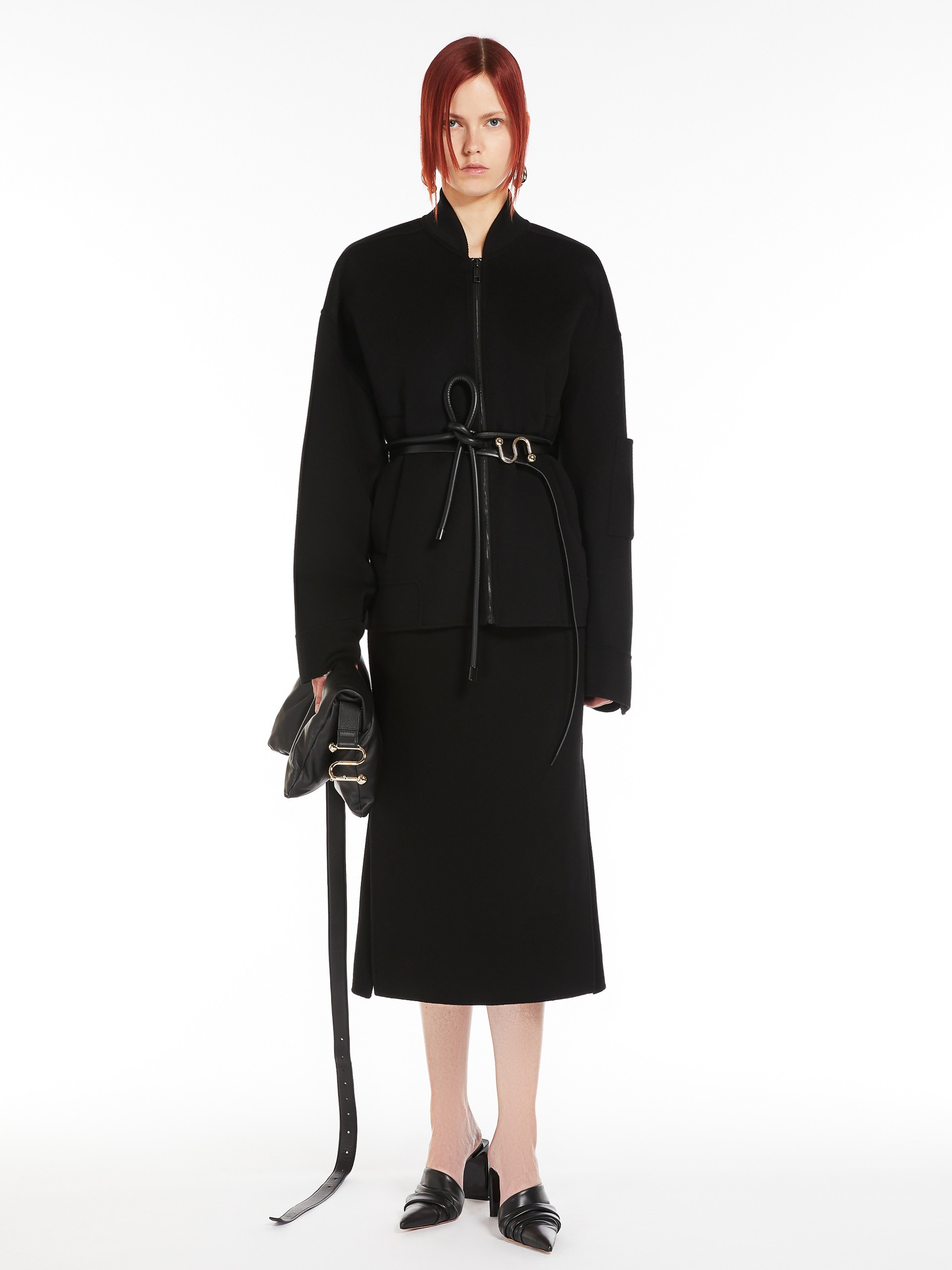 VITALBA Oversized wool bomber jacket - 2