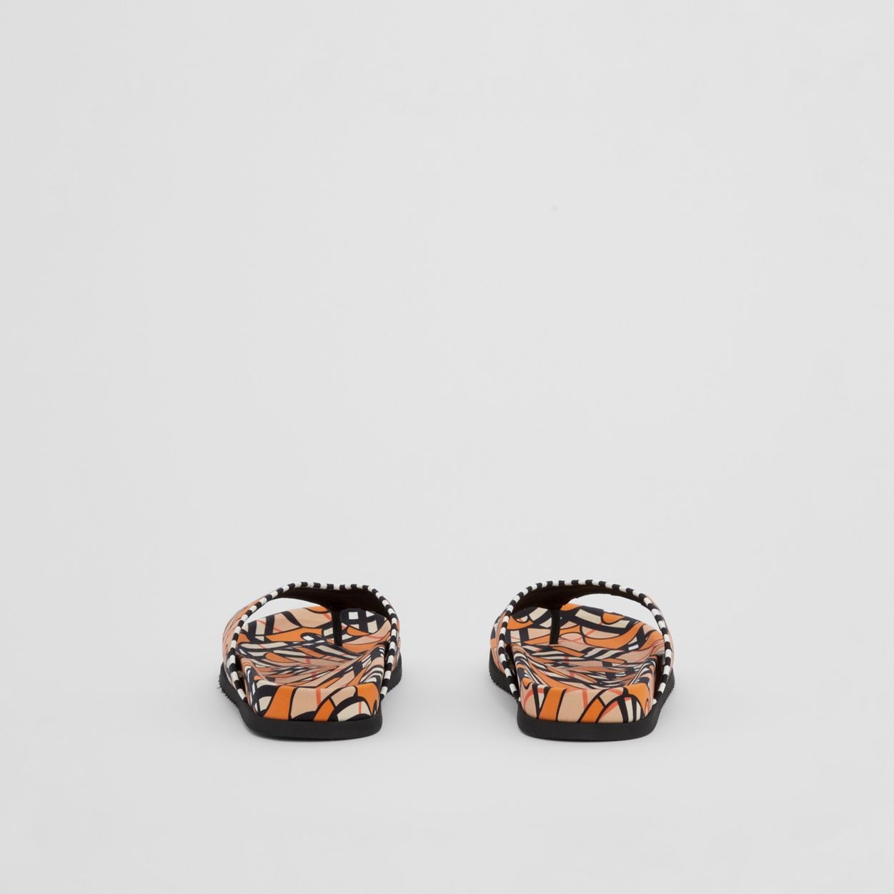 Monogram Print Neoprene Sandals - 6