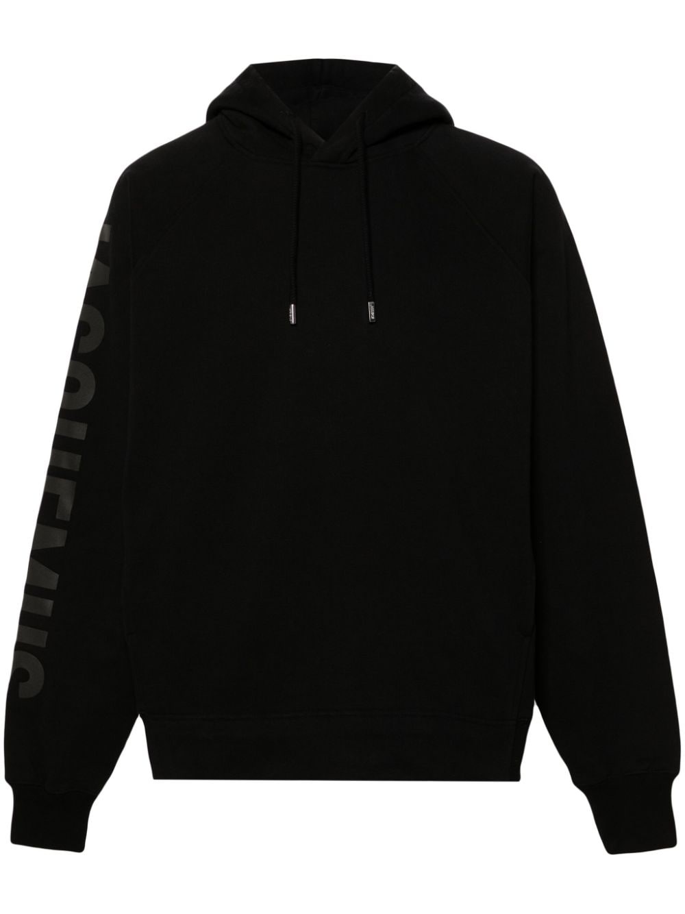Typo cotton hoodie - 1