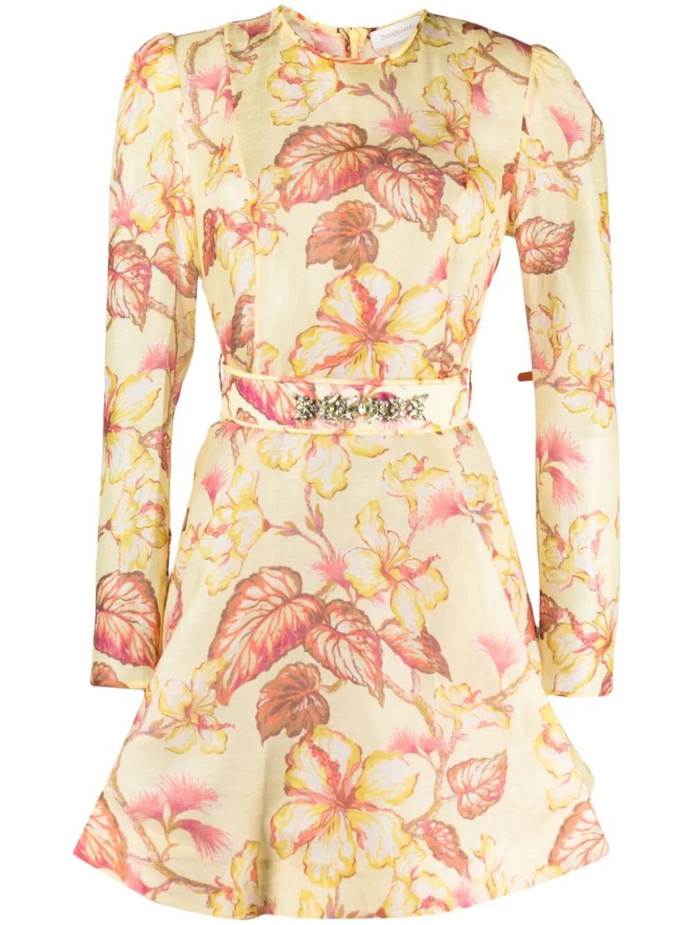Zimmermann Women Matchmaker Floral Mini Dress - 4