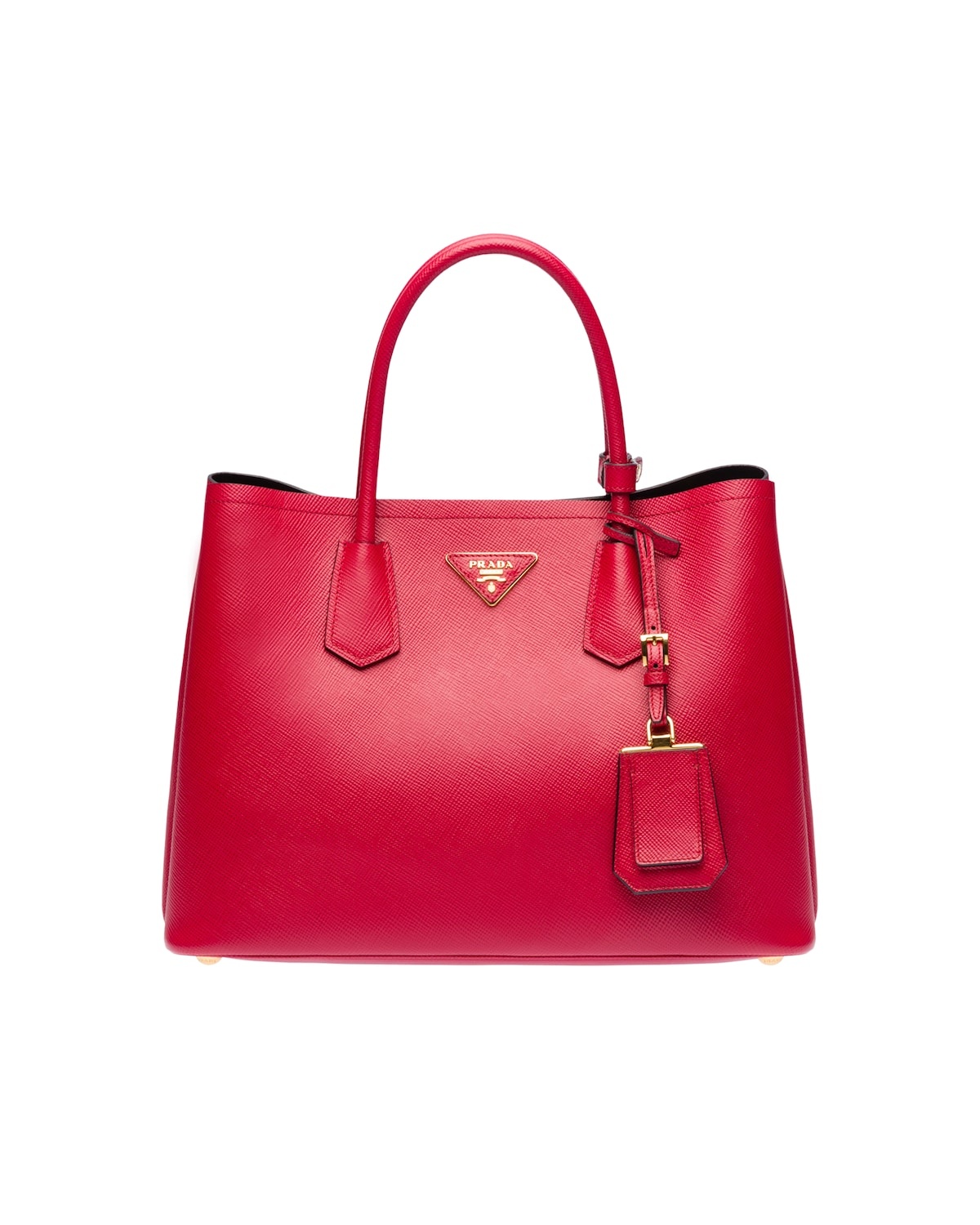 Medium Saffiano Leather Double Prada Bag - 1