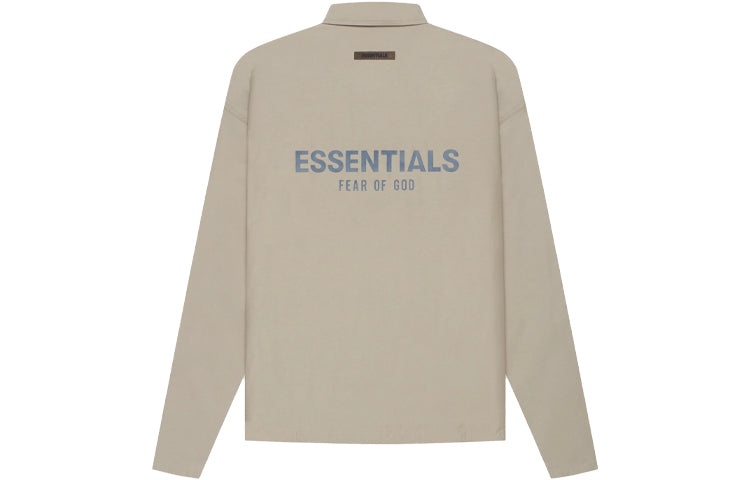 Fear of God Essentials SS21 Coaches Jacket Goat Moss FOG-SS21-643 - 3