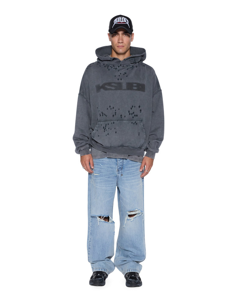 Ksubi BLASTED EKCESS HOODIE RHINO outlook