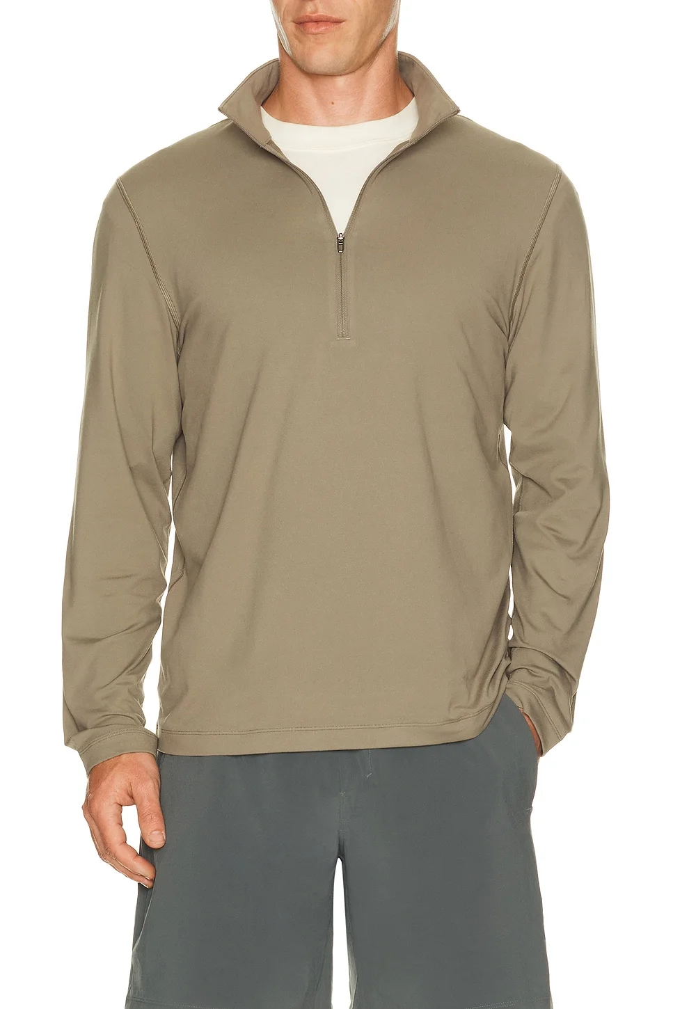 Soft Jersey Half Zip Sweater - 1