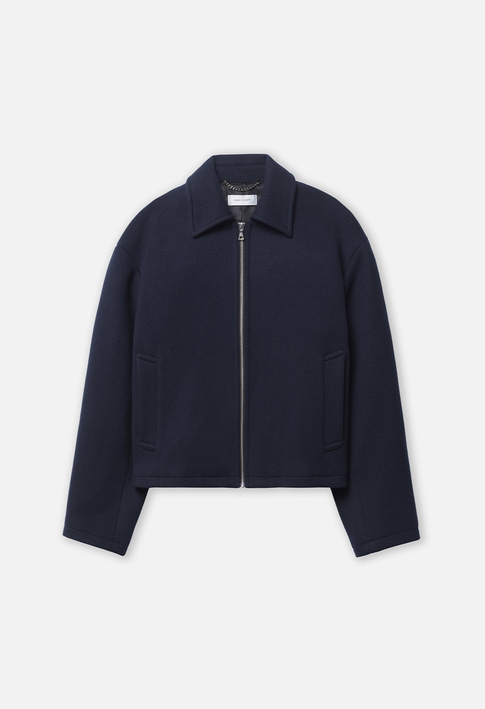 BRUSHED WOOL LEXINGTON FULL ZIP - 1