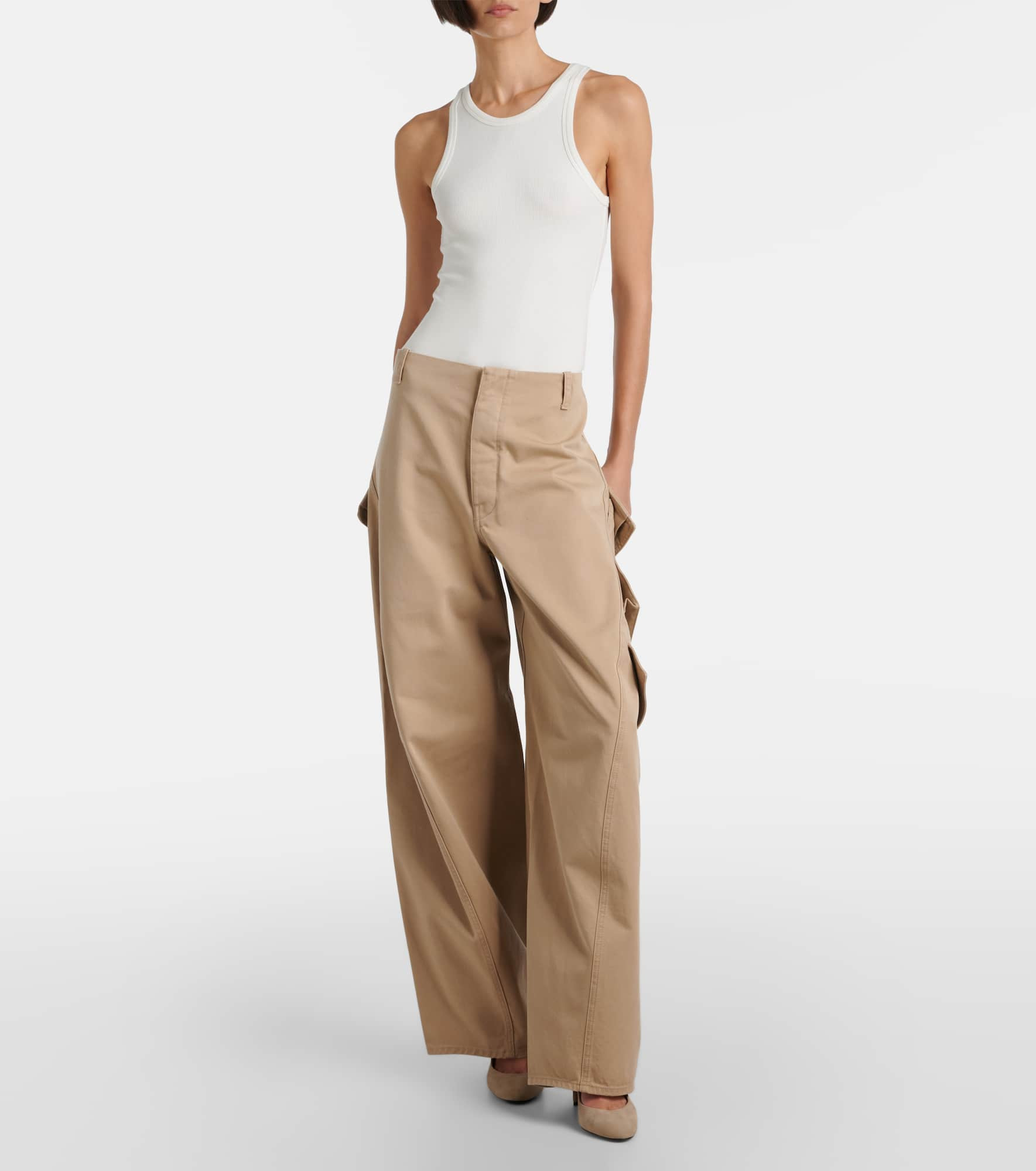 Cotton cargo pants - 2