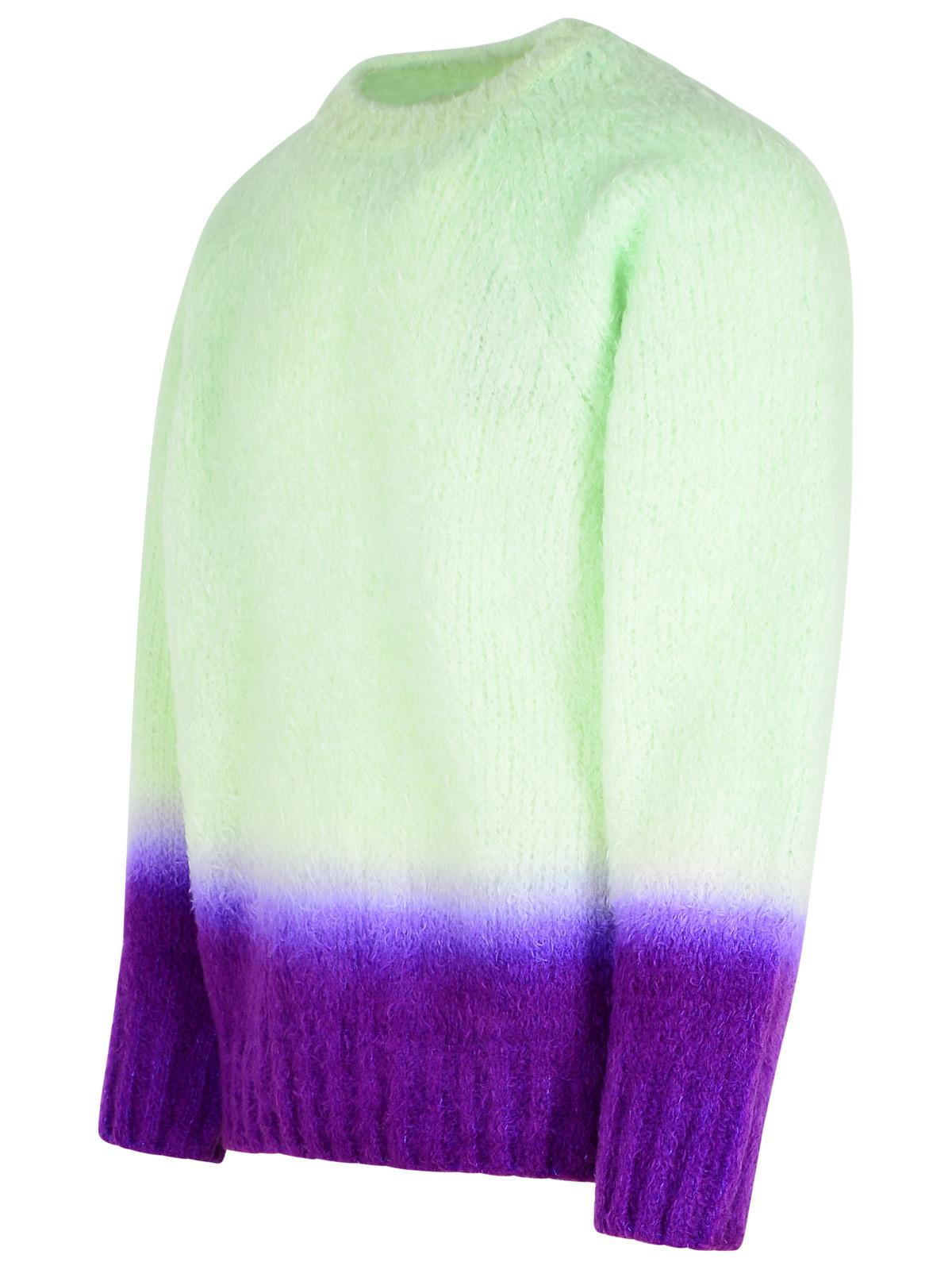 Sacai 'Gradation' Green Alpaca Blend Sweater Men - 2
