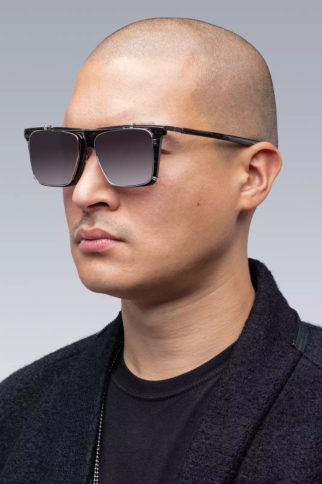 F1-T-B F1-T Sunglasses Silver/Light Yellow/Platinum - 54