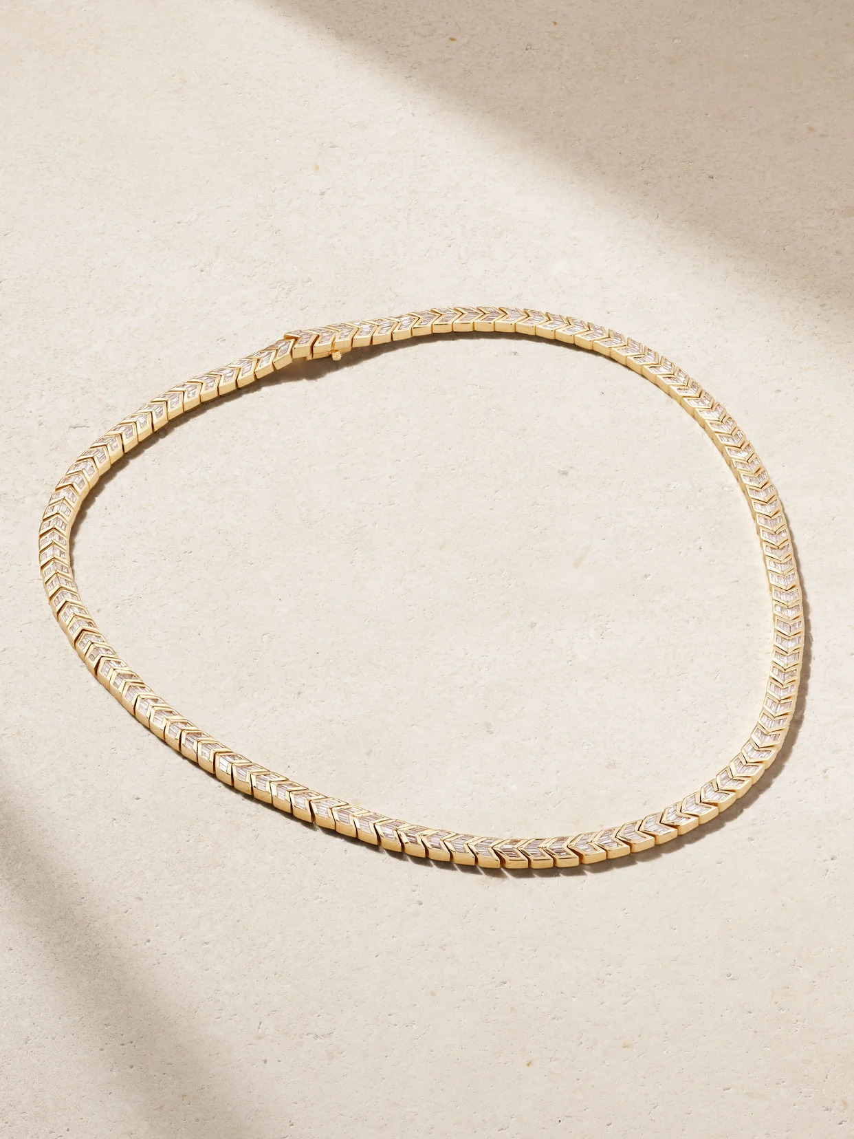 Arrow 18-karat Gold Diamond Choker - 1