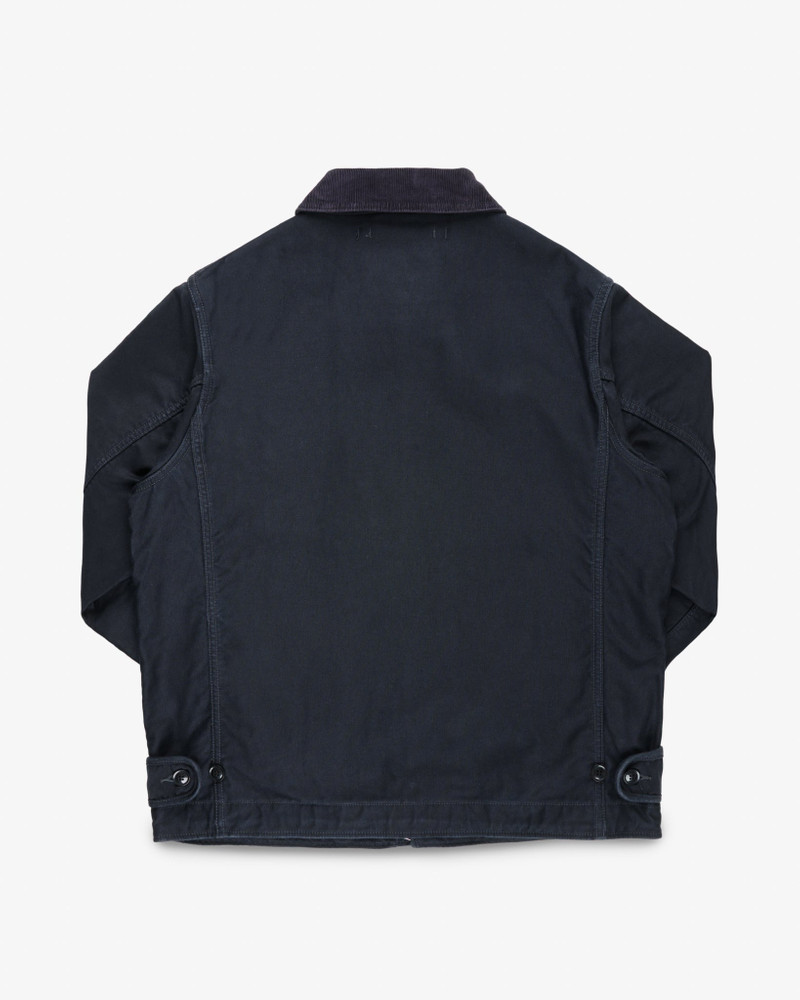 12OZ WHIPCORD LIGHTWEIGHT N1 DECK JACKET - BLACK 5