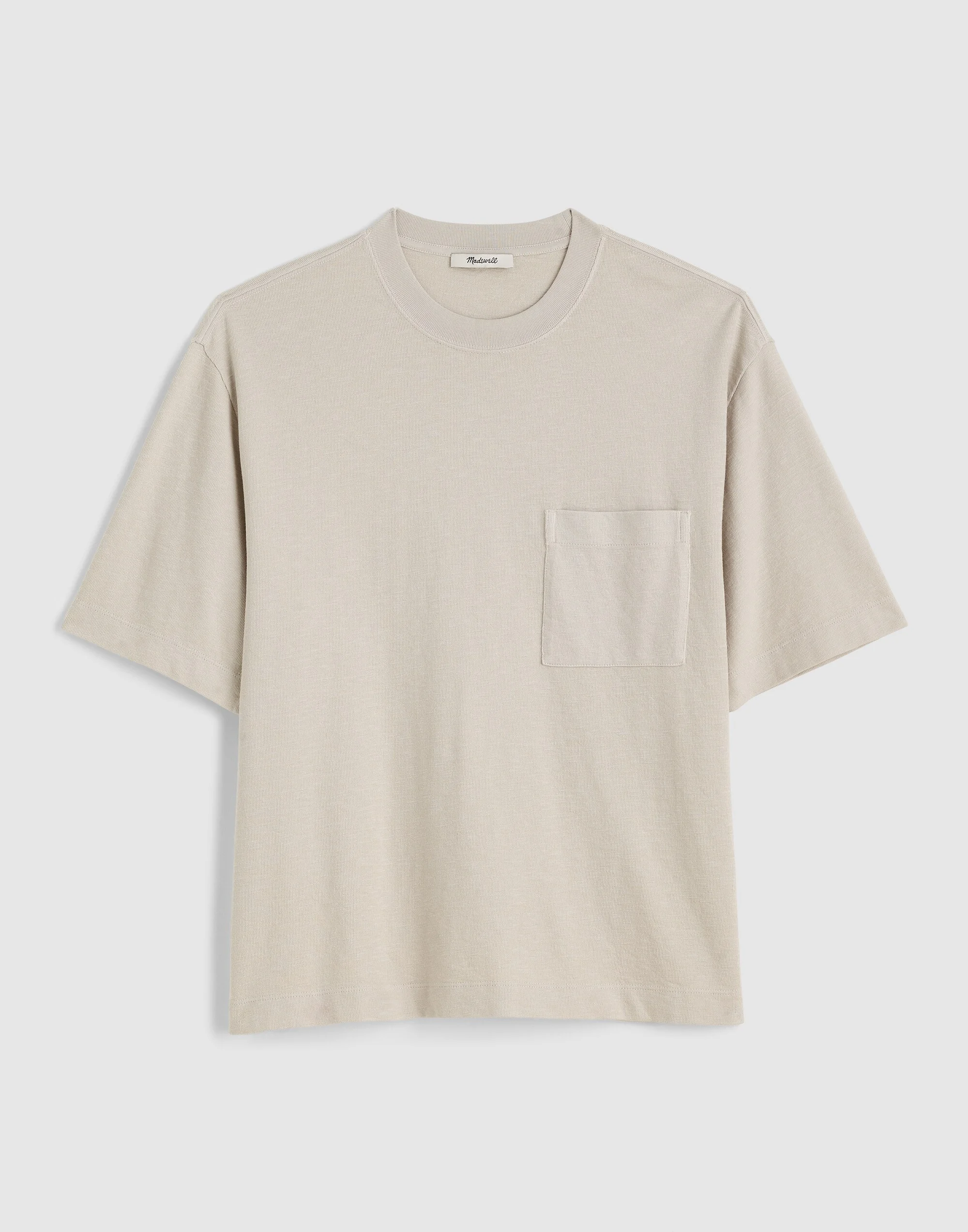 Boxy Pocket Tee in Weekend Slub - 1