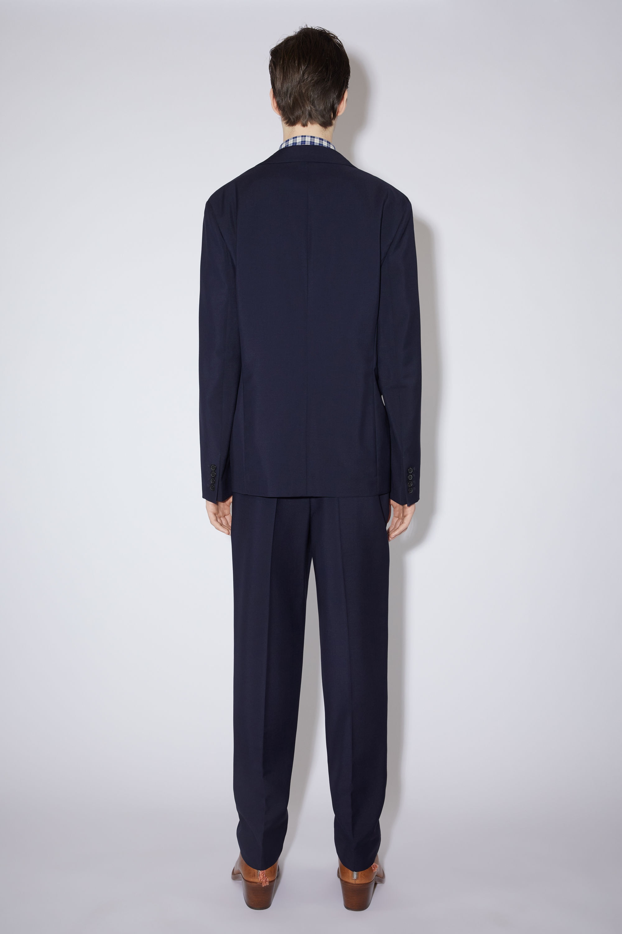 Regular fit suit jacket - Dark navy - 3