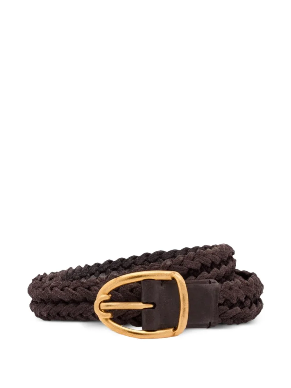 woven suede belt - 1