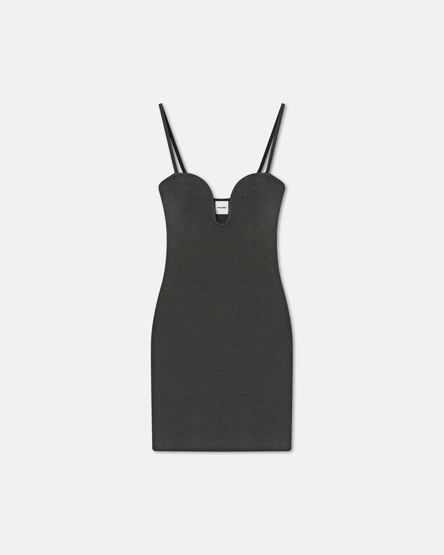 Terry-Knit Mini Dress - 1