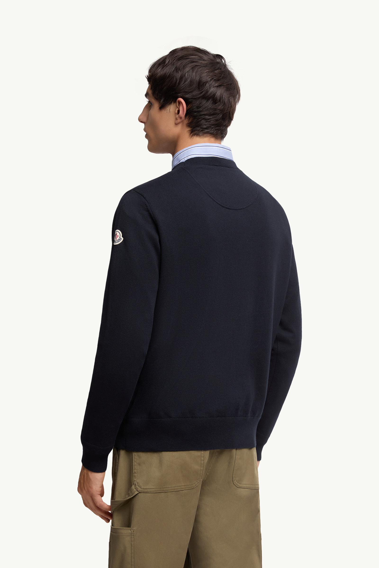 Embroidered Monogram Cotton Sweater - 5