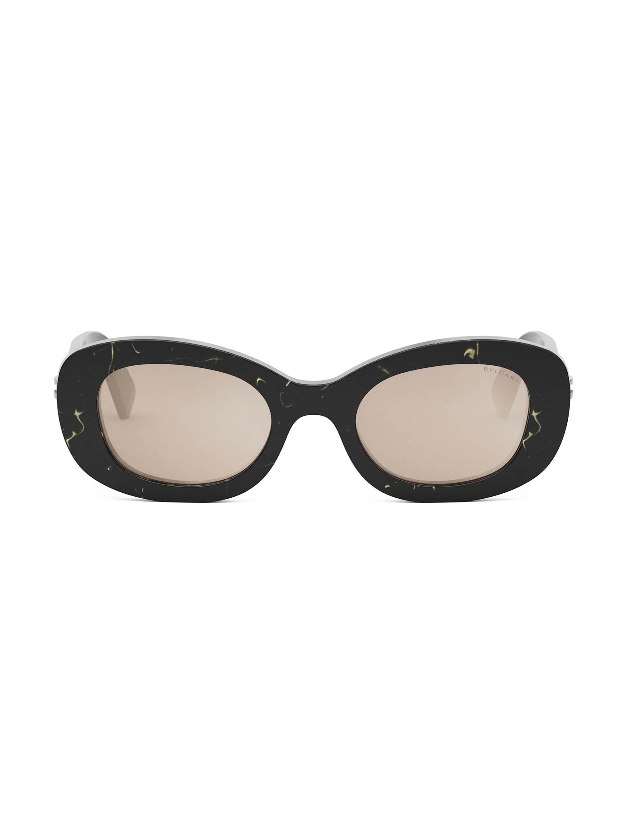 Women's B. Zero1 50MM Oval Sunglasses - Beige Black - 1
