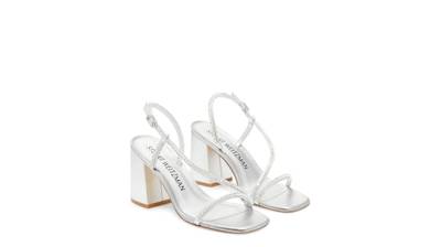 Stuart Weitzman Soiree Crystal 85 Block Sandal outlook