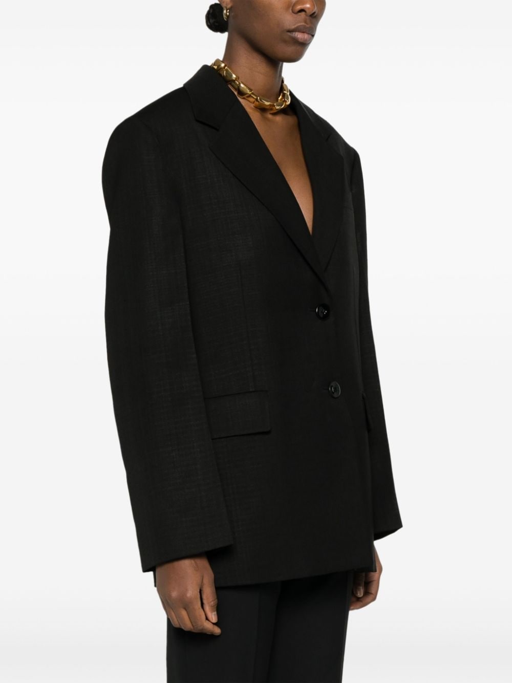 ジャケット Jil Sander Tailored single-breasted blazer Jil Sander single-breasted blazer | REVERSIBLE