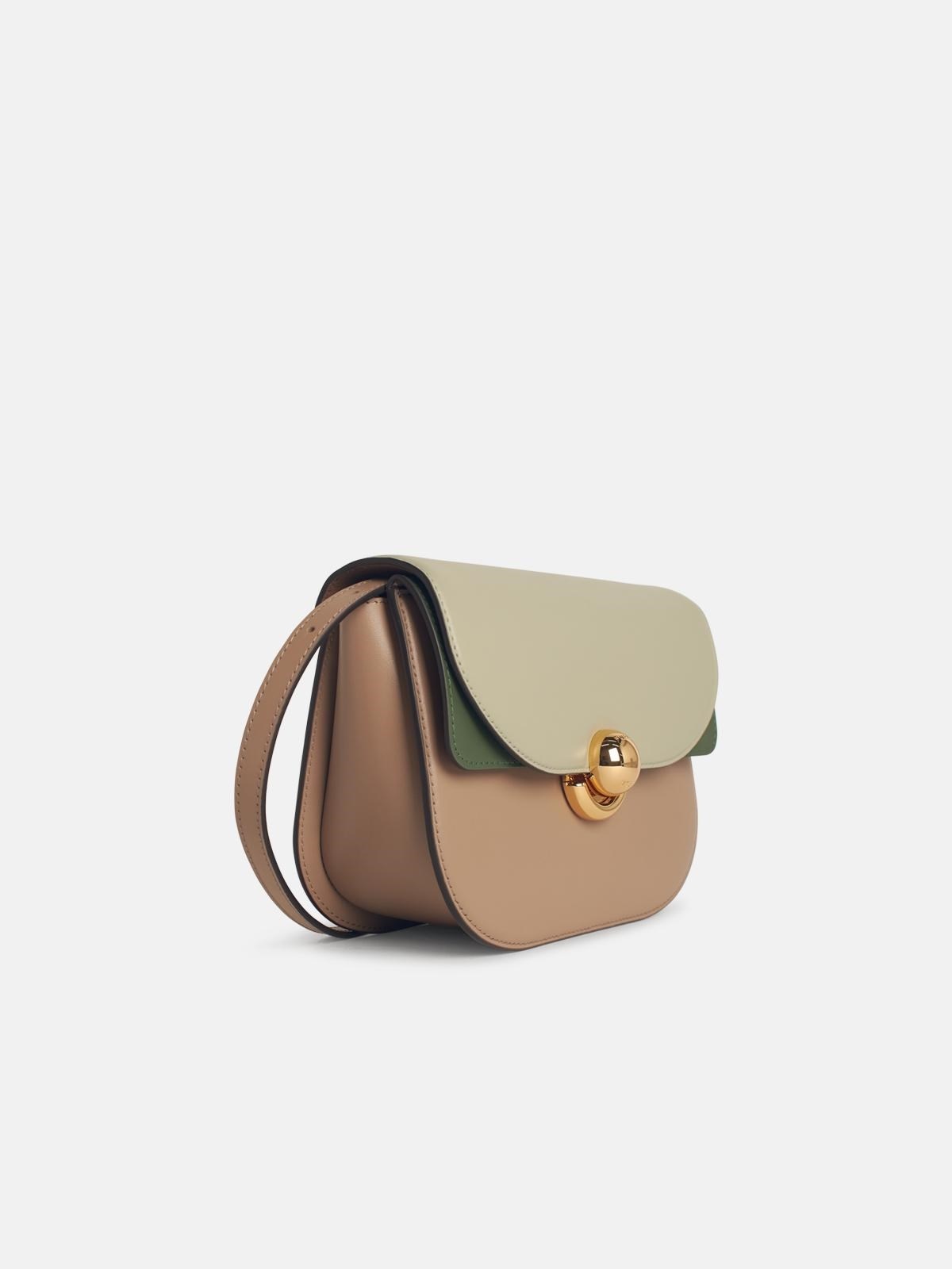 'SFERA' SMALL CROSSBODY BAG IN MULTICOLORED LEATHER - 2
