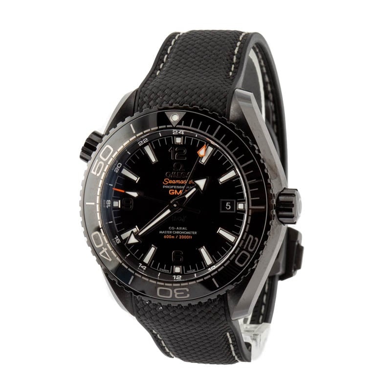Pre-Owned Omega Seamaster GMT Planet Ocean Black Dial - 2