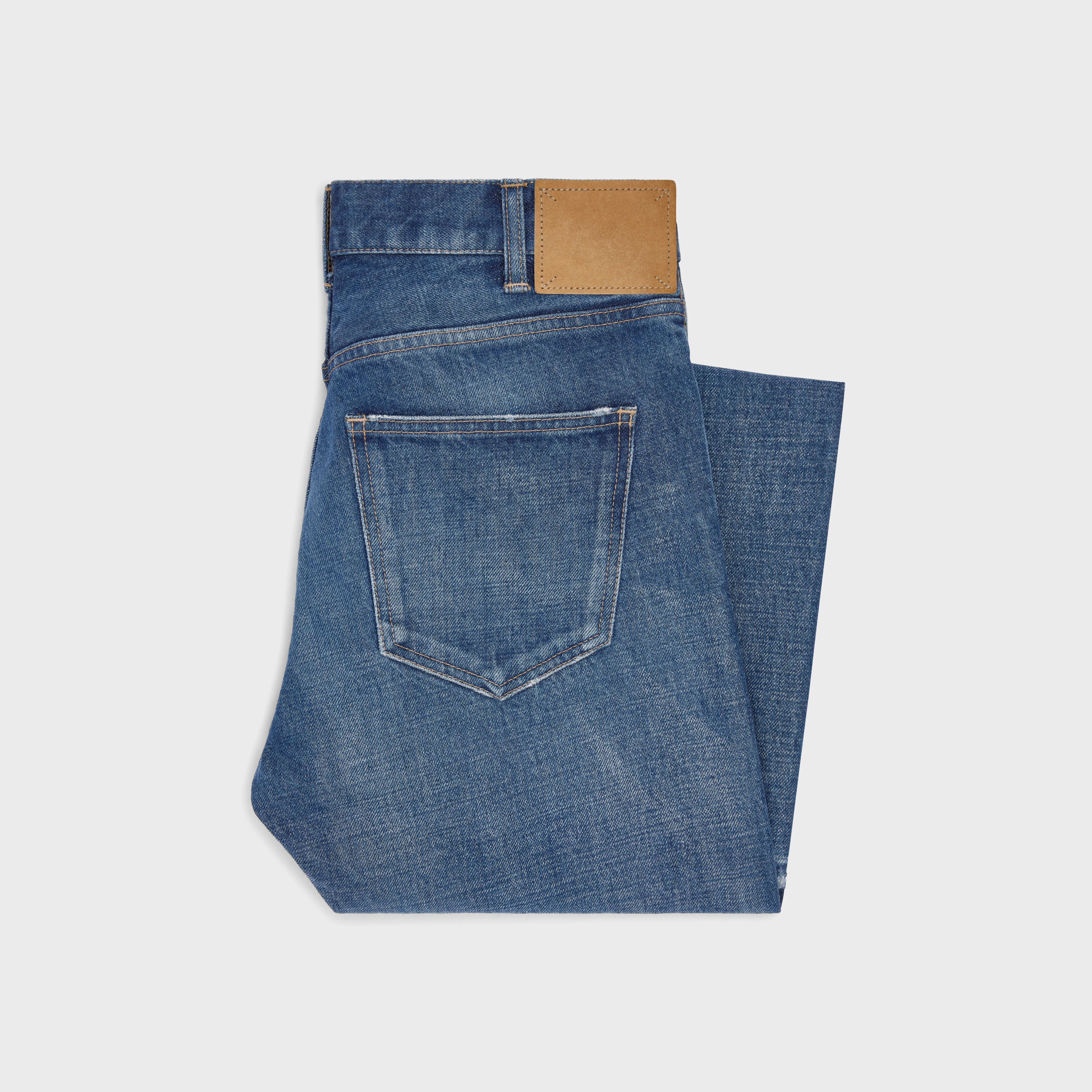 Lou jeans in vintage dark union wash denim - 2