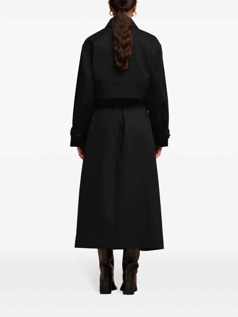 belted cotton trench coat 5