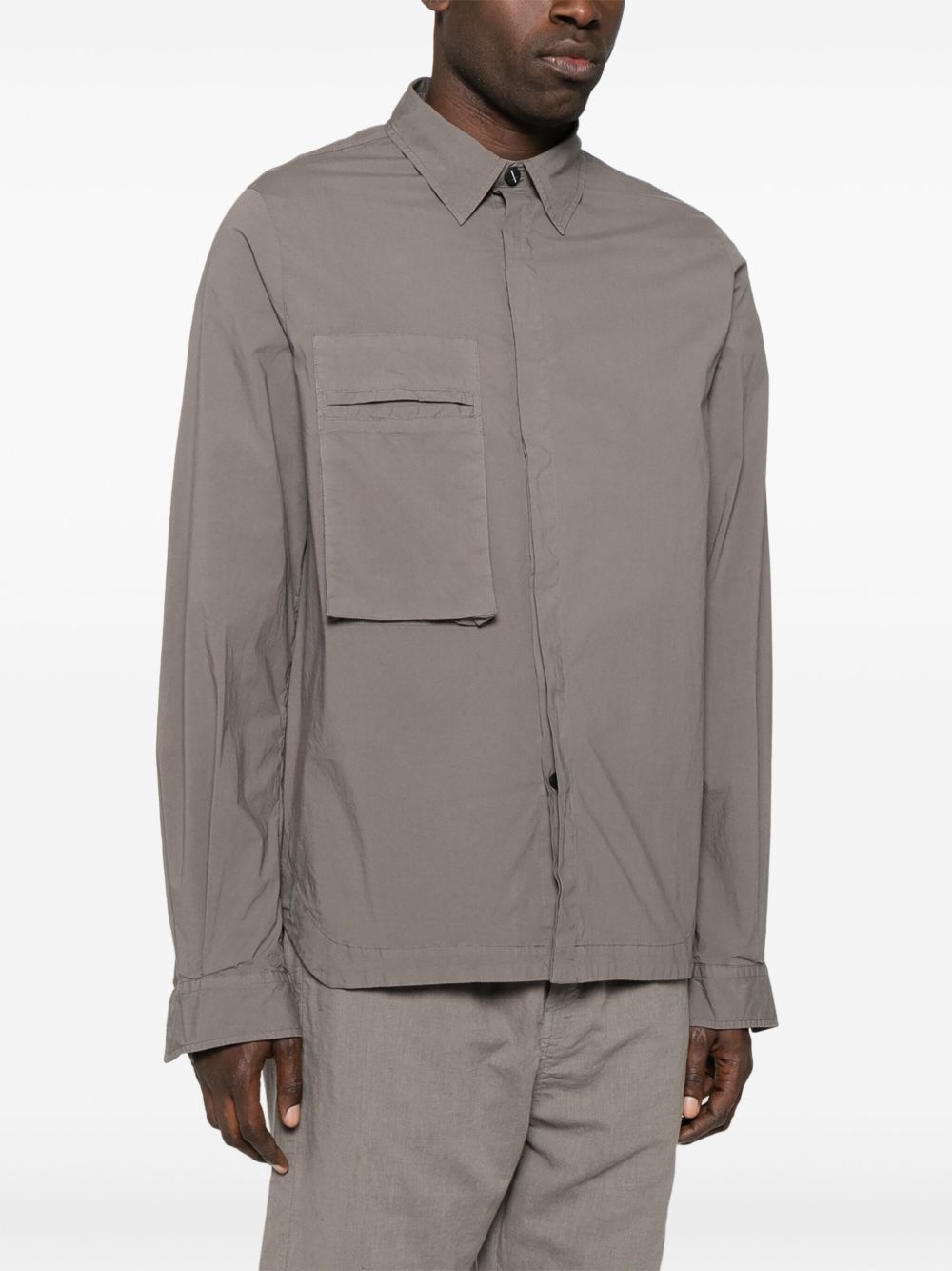 poplin overshirt - 3