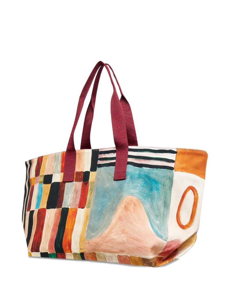 ALÉMAIS x LRNCE large Michelle printed tote bag outlook