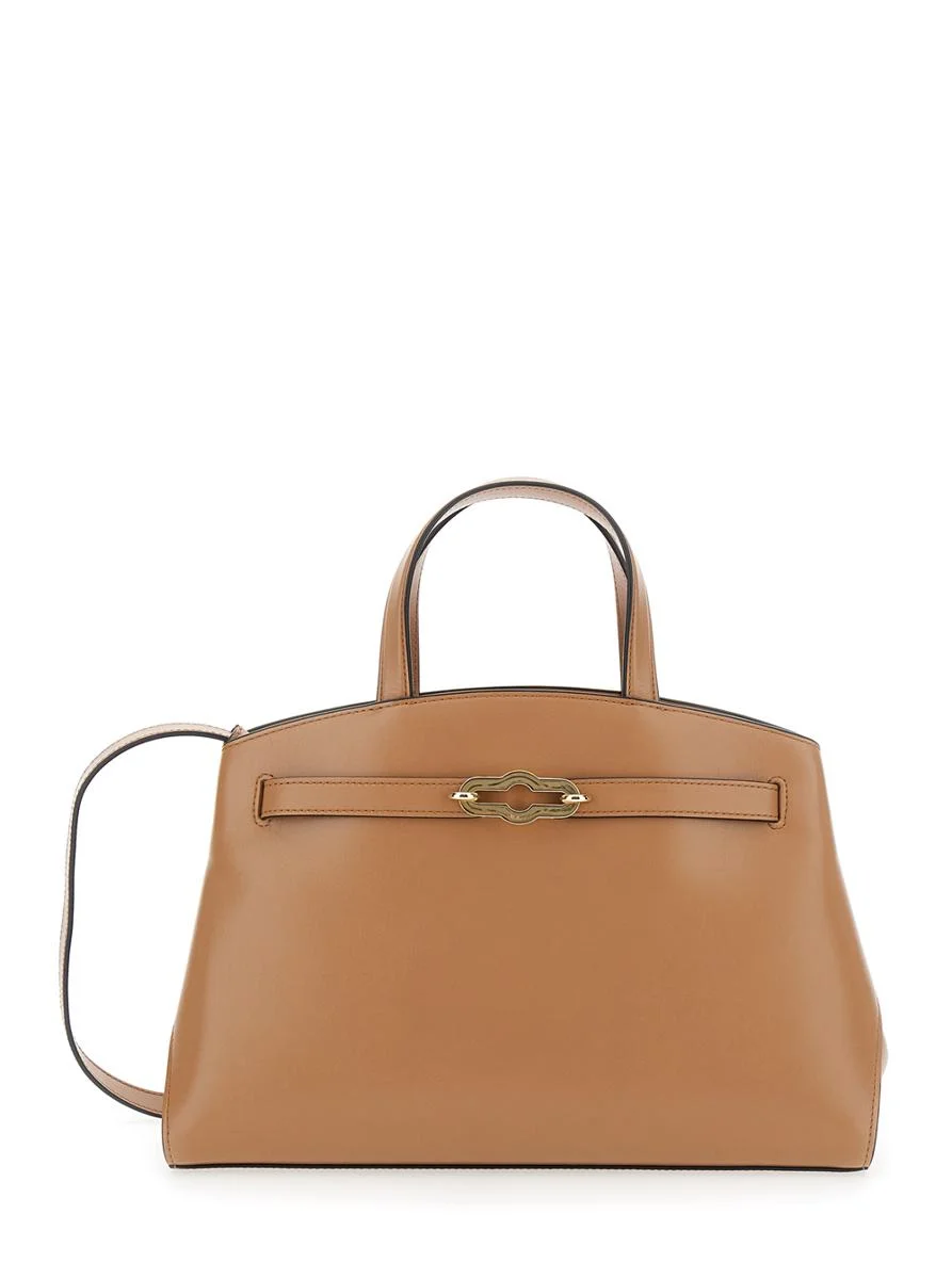 Mulberry 'Pimlico Small' Beige Handbag With Adjustable And Removable Shoulder Strap In Leather Woman - 1