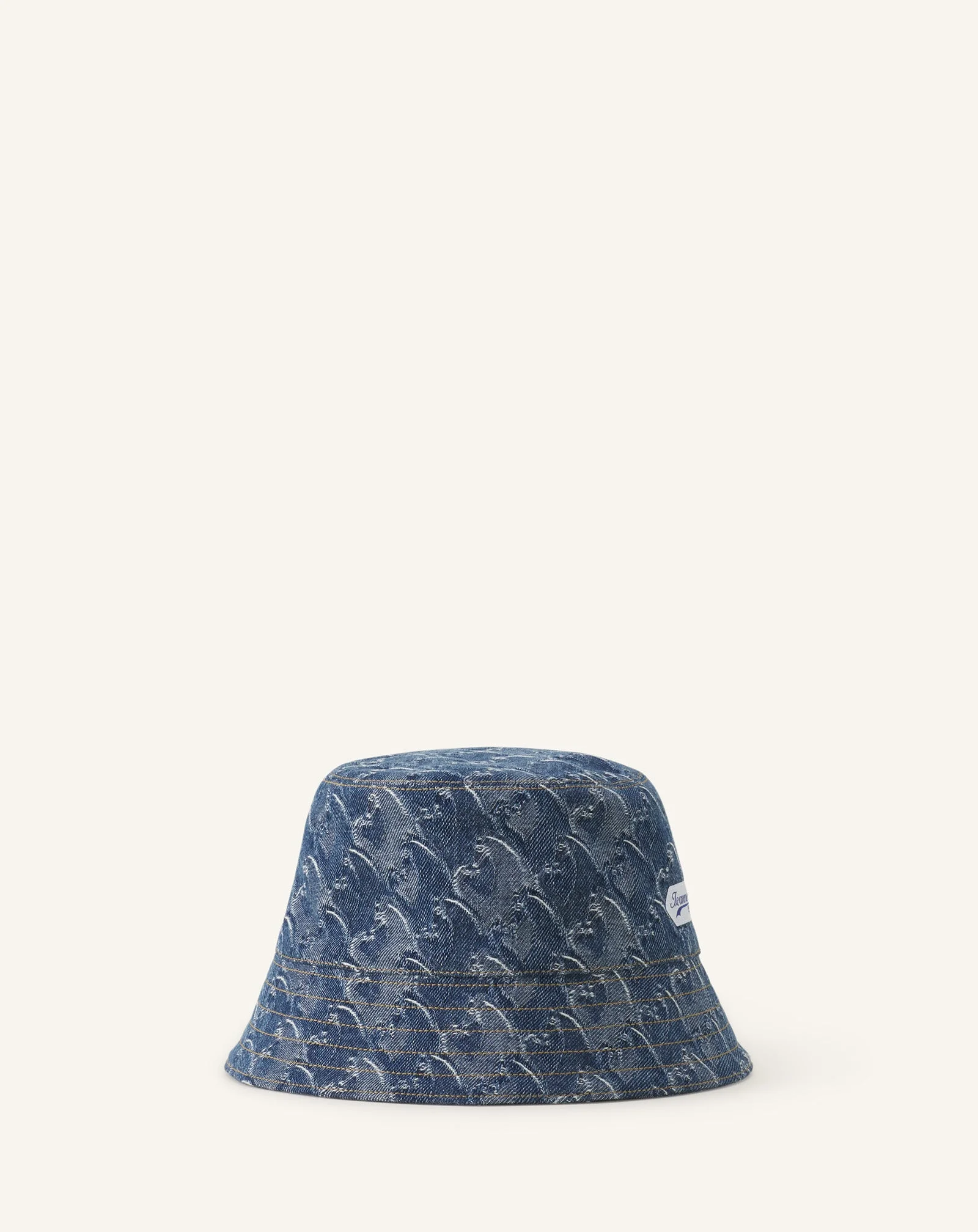 BLUE LUNAR YEAR BUCKET HAT IN DENIM - 1