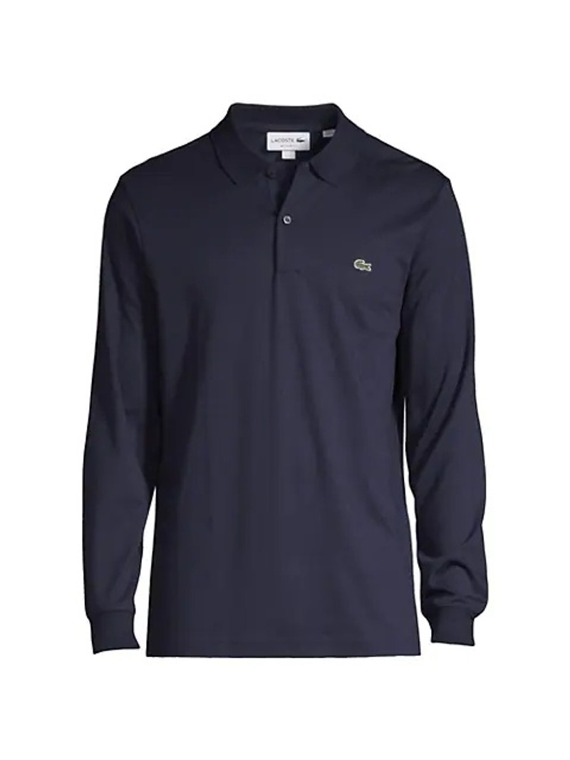 Long-Sleeve Polo Shirt - 1