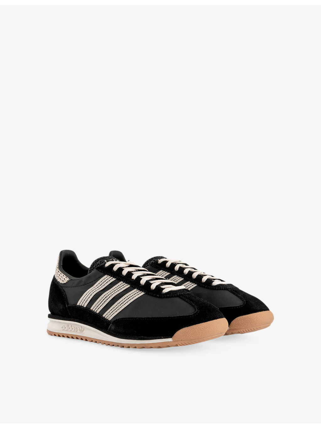 SL 72 Suede and Mesh Low-Top Trainer - 3
