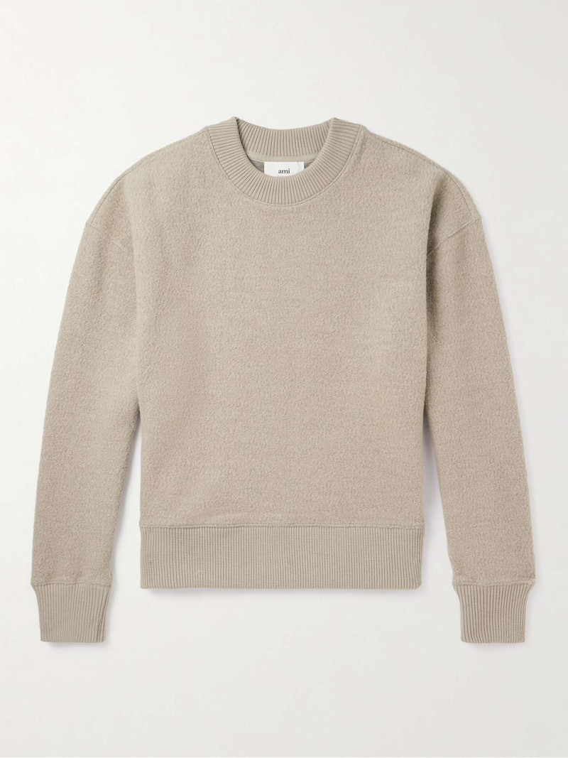 Wool-Blend Bouclé Sweatshirt - 1