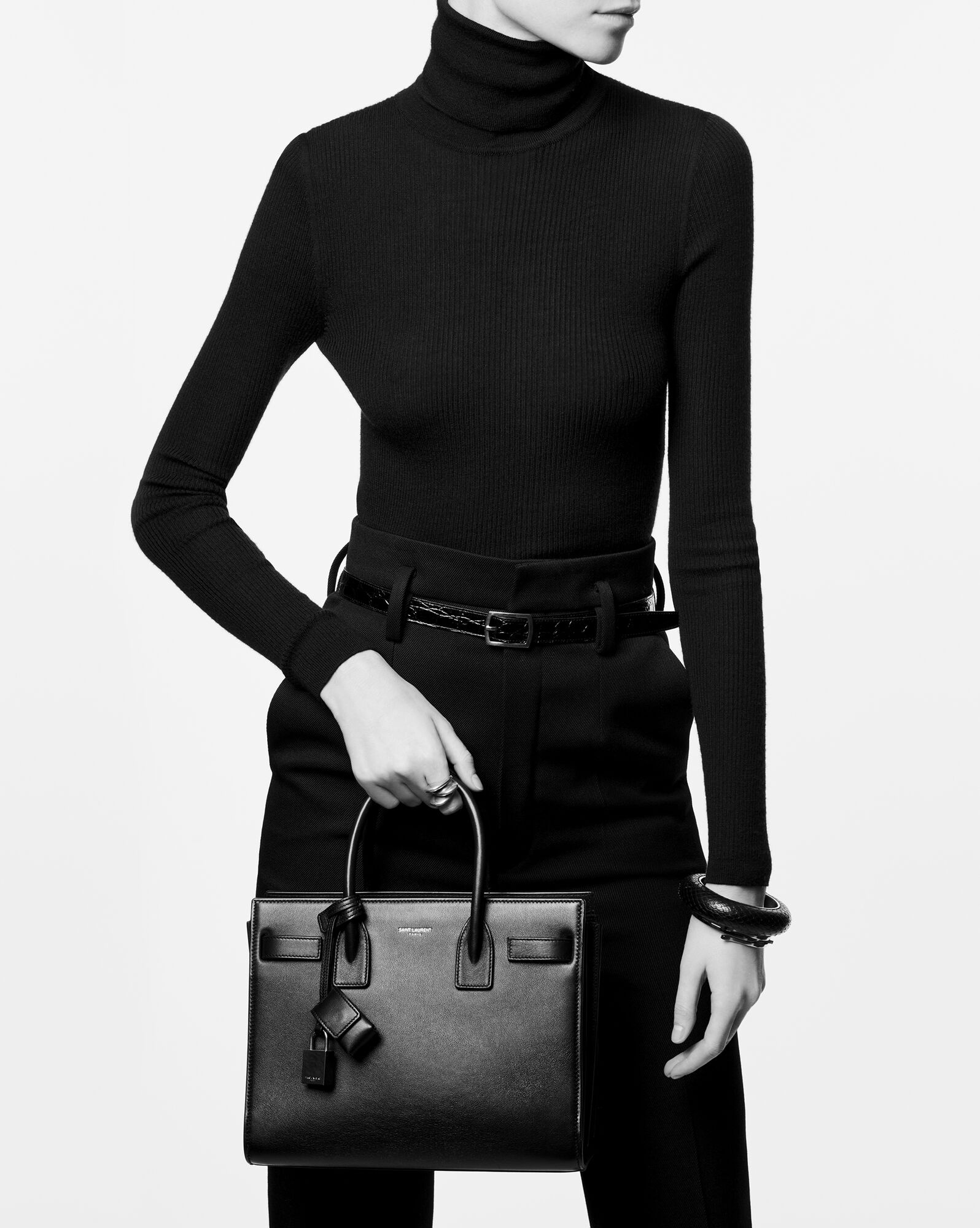 classic sac de jour baby in smooth leather - 2