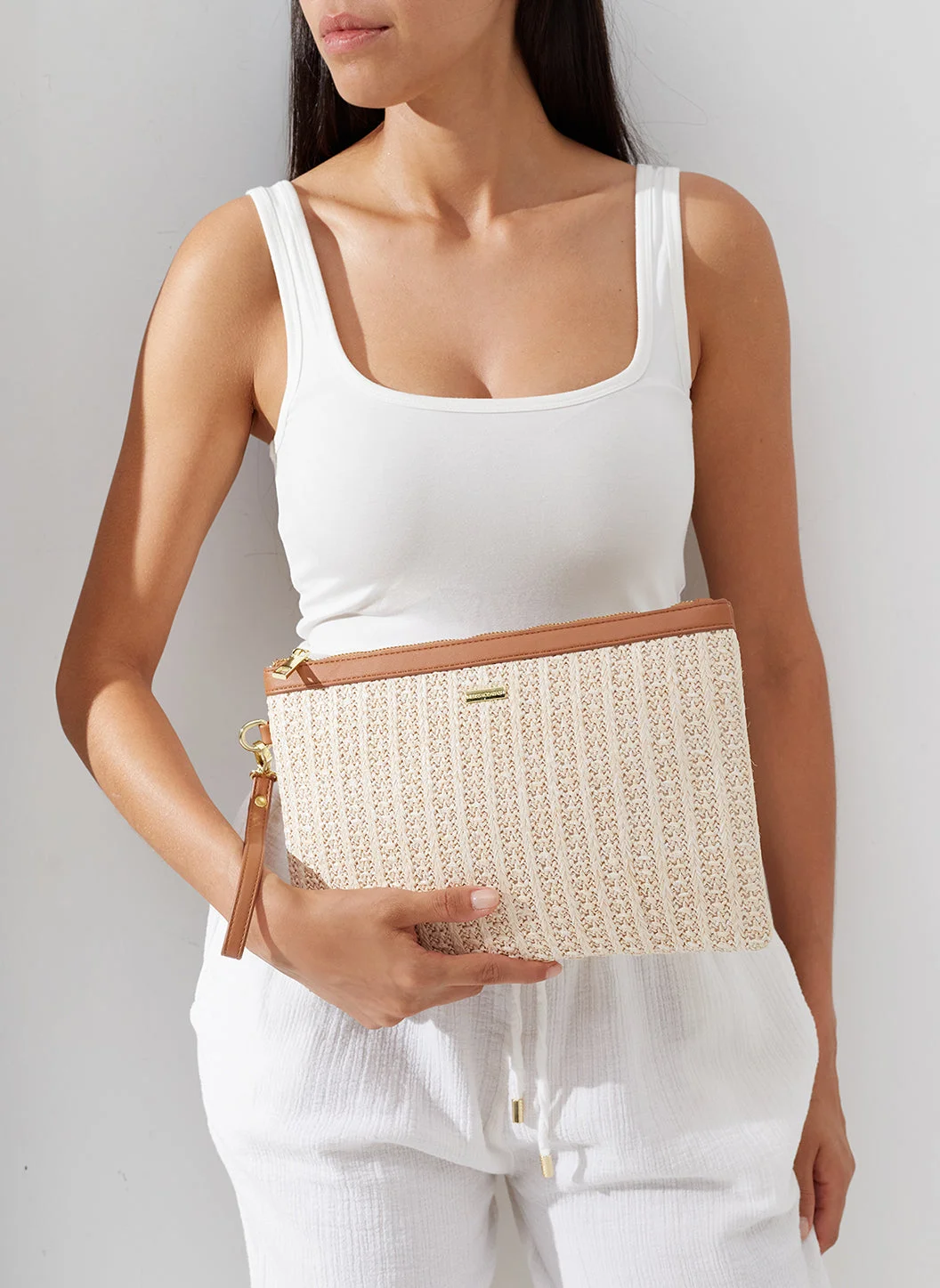 CAPRI NUDE CLUTCH - 1