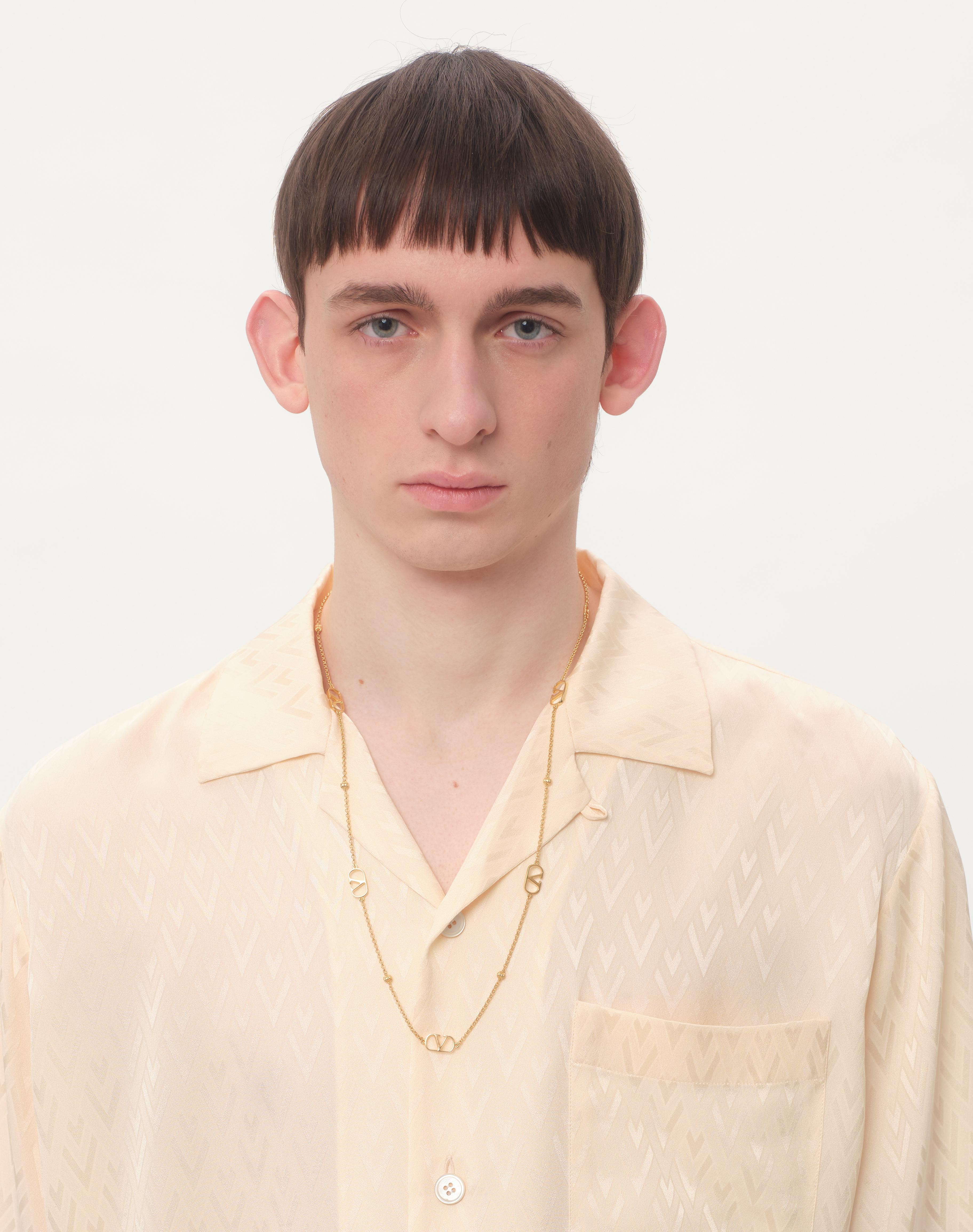 VLOGO SIGNATURE METAL NECKLACE - 2