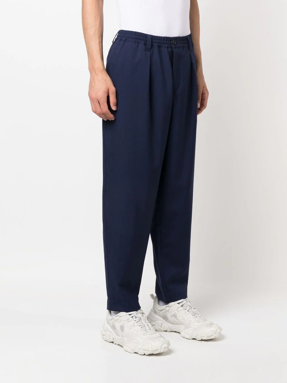 straight-leg tailored trousers - 3