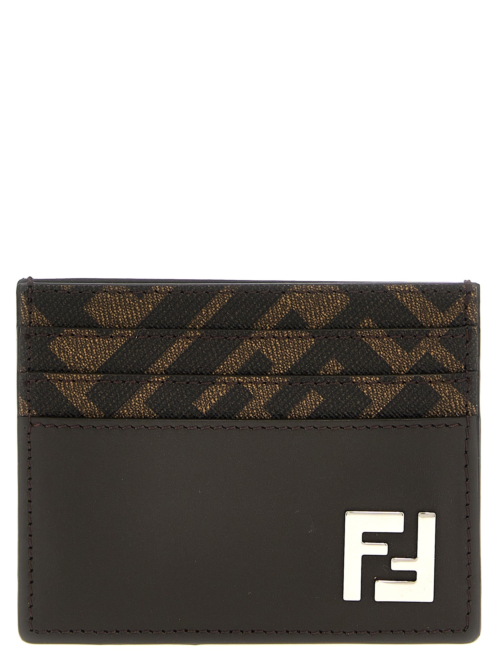 Squared Ff Wallets, Card Holders Brown - 1