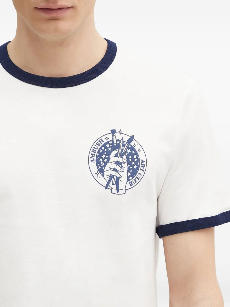 Art Club graphic-print T-shirt 5