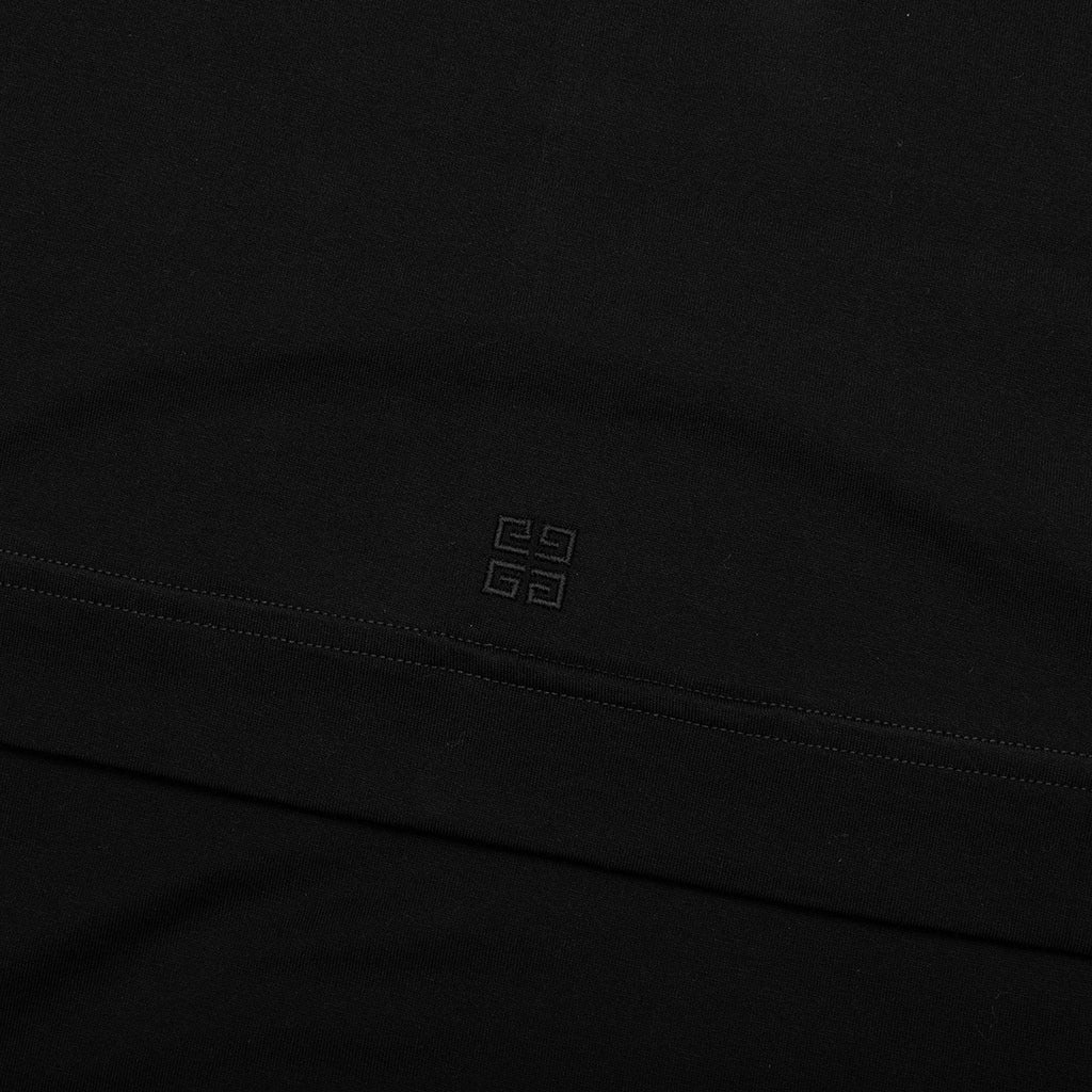 EMBROIDERED FLORAL LOGO STANDARD - BLACK - 5