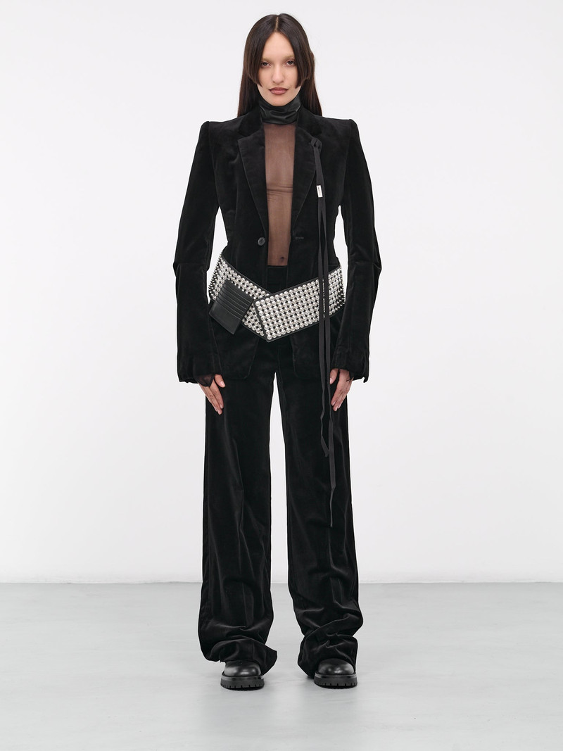 Ann Demeulemeester Velvet Sigrid Tailored Jacket outlook